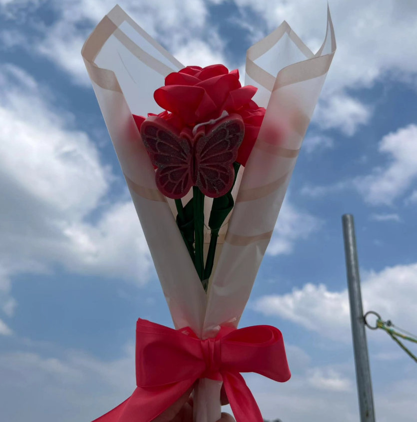 Arreglo Mariposa Rojo